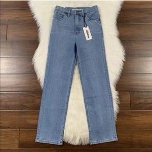 Wrangler 360 Heritage Fit Straight Leg Denim Jeans